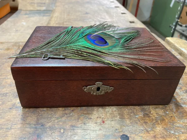 Palisandergebeizte Schatulle